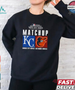 Official Kansas City Royals vs. Baltimore Orioles 2024 MLB AL Wild Card Matchup Shirt