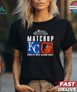 Official Kansas City Royals vs. Baltimore Orioles 2024 MLB AL Wild Card Matchup Shirt