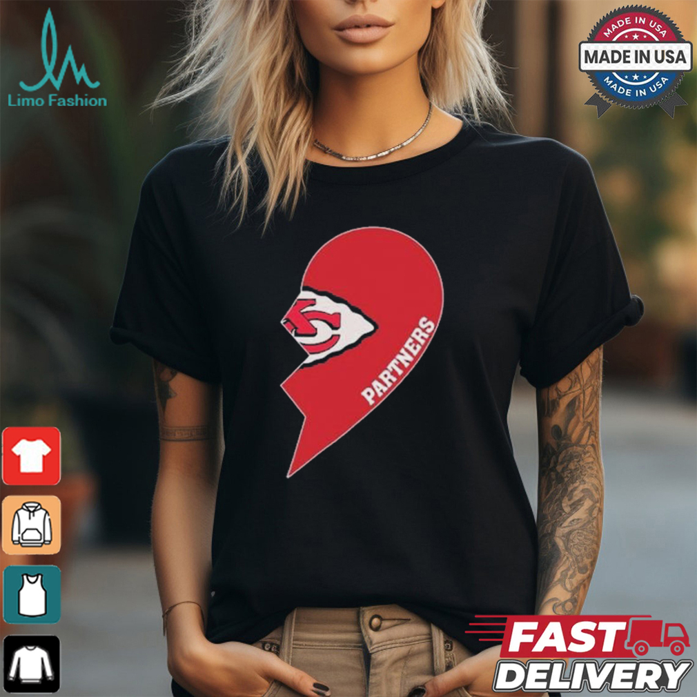 Official Kansas city Partners Half Heart Shirt Official Kansas city Partners Half Heart Shirt