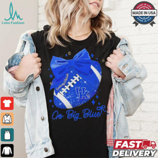 Official Kentucky Wildcats Go Big Blue Football Shirt
