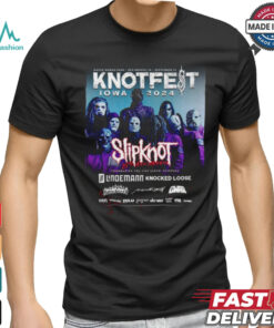 Official Knotfest Iowa 2024 Water Park Des Moines IA September Slipknot 25th Anniversary Celebrating The 1999 shirt
