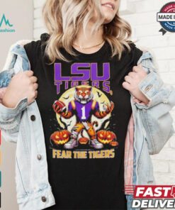 Official LSU Tigers Football Fear The Tigers Halloween Shirt