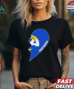 Official La Rams Partners Half Heart Shirt