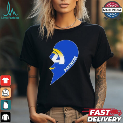 Official La Rams Partners Half Heart Shirt