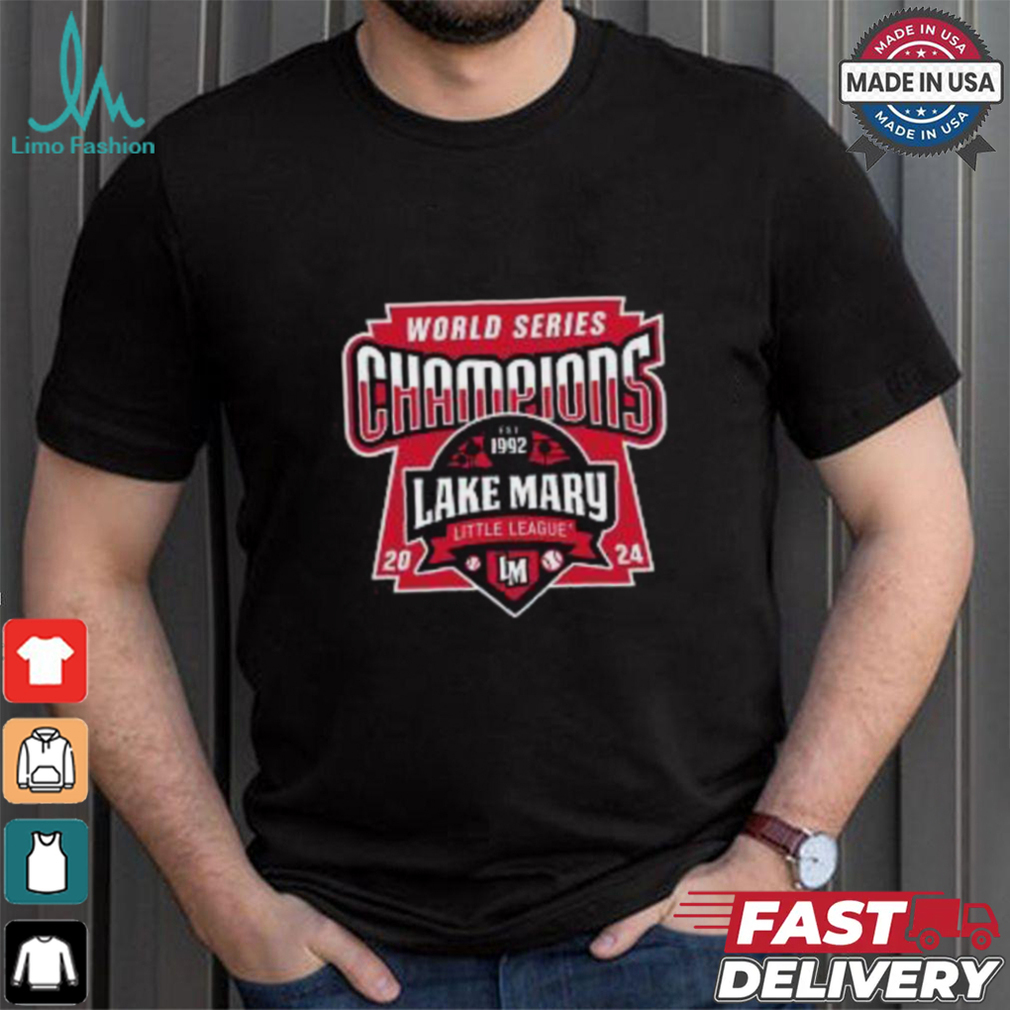 Official Lake Mary Little League 2024 World Series Champions Est 1992 logo shirt Official Lake Mary Little League 2024 World Series Champions Est 1992 logo shirt
