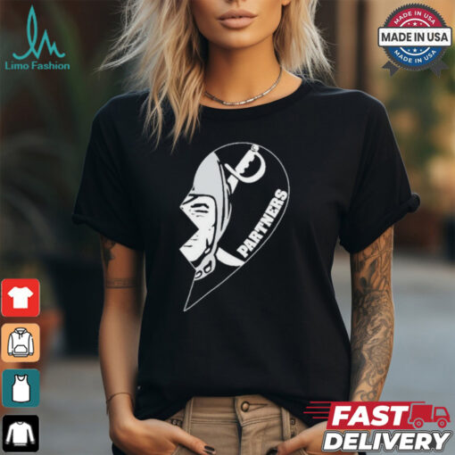Official Las Vegas Raiders Partners Half Heart Shirt