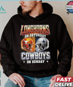 Official Longhorns On Saturday Cowboys On Sunday Shirt