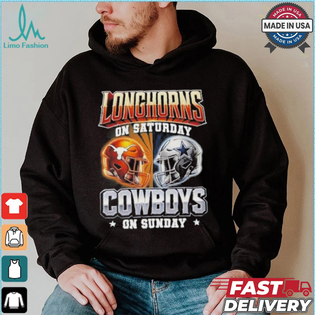 Official Longhorns On Saturday Cowboys On Sunday Shirt Official Longhorns On Saturday Cowboys On Sunday Shirt