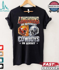 Official Longhorns On Saturday Cowboys On Sunday Shirt