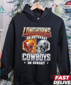 Official Longhorns On Saturday Cowboys On Sunday Shirt