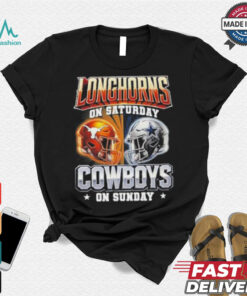 Official Longhorns On Saturday Cowboys On Sunday Shirt