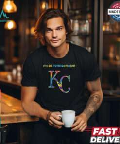 Official MLB Kansas City Royals It’s Ok To Be Different Autism 2024 Shirt