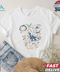 Official MLB Los Angeles Dodgers Childhood Cancer Awareness Night t shirt