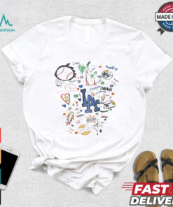 Official MLB Los Angeles Dodgers Childhood Cancer Awareness Night t shirt