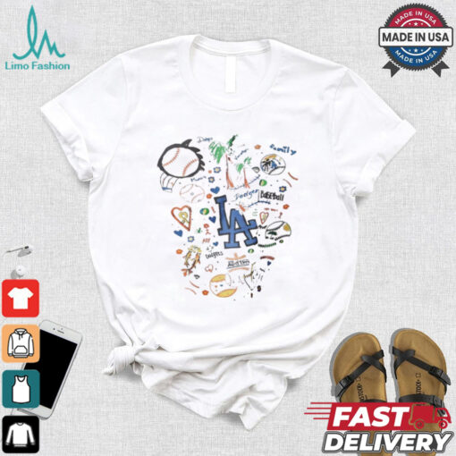 Official MLB Los Angeles Dodgers Childhood Cancer Awareness Night t shirt