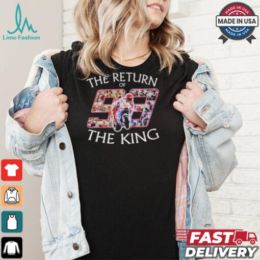 Official Marc Marquez The Return Of The King 2024 T Shirt