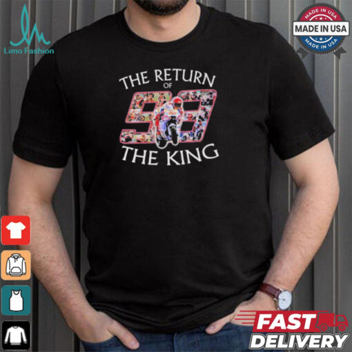 Official Marc Marquez The Return Of The King 2024 T Shirt