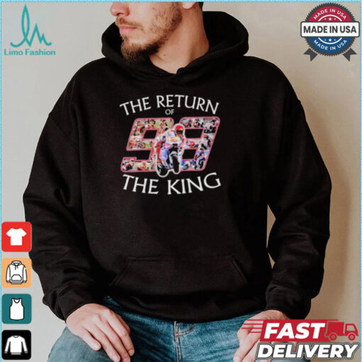 Official Marc Marquez The Return Of The King 2024 T Shirt
