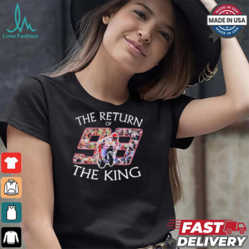 Official Marc Marquez The Return Of The King 2024 T Shirt