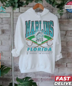 Official Miami Marlins White Straight Shot 47 Franklin Fashion Shirt