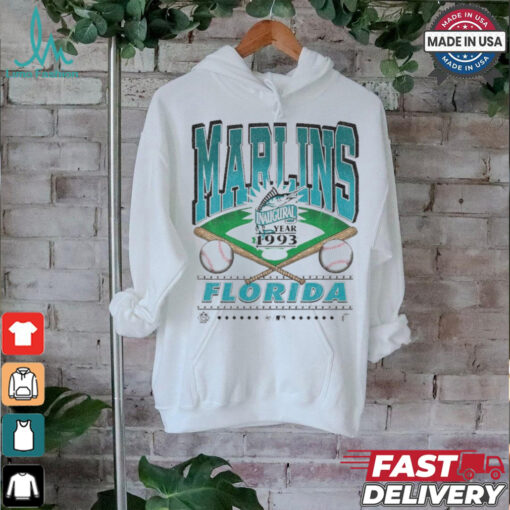 Official Miami Marlins White Straight Shot 47 Franklin Fashion Shirt