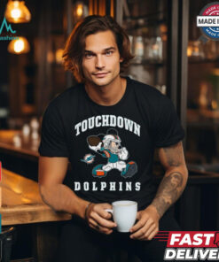 Official Micky Touchdown Dolphins Newborn Miami Dolphins Shirt