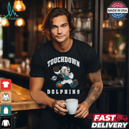 Official Micky Touchdown Dolphins Newborn Miami Dolphins Shirt