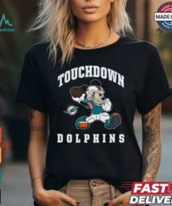 Official Micky Touchdown Dolphins Newborn Miami Dolphins Shirt