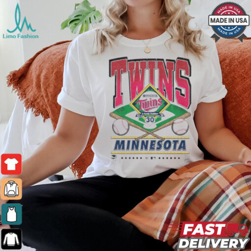 Official Minnesota Twins White Straight Shot 47 Franklin Fashion Shirt