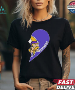 Official Minnesota Vikings Partners Half Heart Shirt