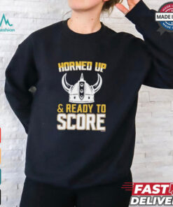 Official Minnesota Vikings horned up and ready to score shirt