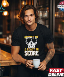 Official Minnesota Vikings horned up and ready to score shirt