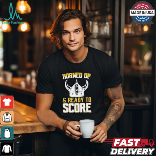 Official Minnesota Vikings horned up and ready to score shirt