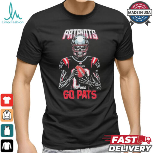 Official NFL new england Patriots est 1960 go pats T shirt