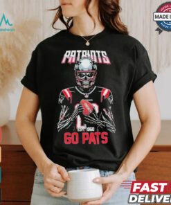 Official NFL new england Patriots est 1960 go pats T shirt
