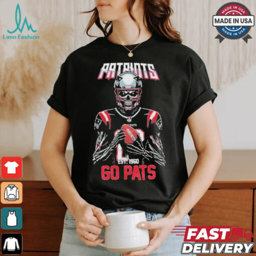 Official NFL new england Patriots est 1960 go pats T shirt