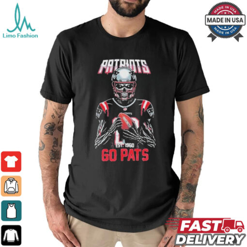 Official NFL new england Patriots est 1960 go pats T shirt