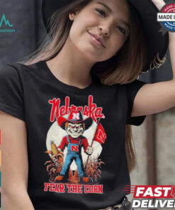 Official Nebraska Cornhuskers Fear The Corn Halloween Shirt