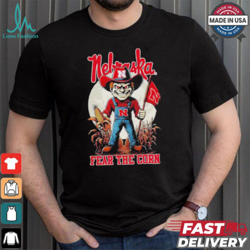 Official Nebraska Cornhuskers Fear The Corn Halloween Shirt