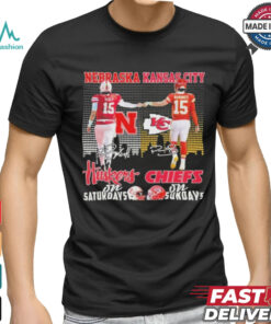 Official Nebraska Huskers Kansas City Chiefs Signature T Shirt