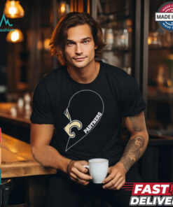 Official New Orleans Vikings Partners Half Heart Shirt