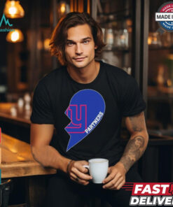 Official New York Giants Vikings Partners Half Heart Shirt