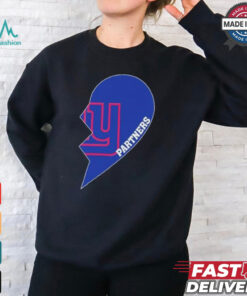 Official New York Giants Vikings Partners Half Heart Shirt, hoodie, sweater, long sleeve and tank top Official New York Giants Vikings Partners Half Heart Shirt