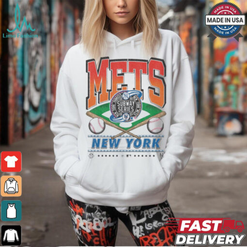 Official New York Mets White Straight Shot 47 Franklin Fashion Shirt