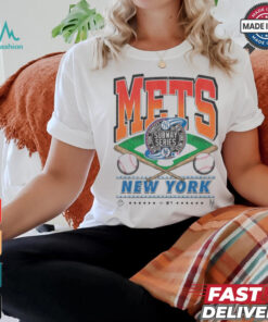 Official New York Mets White Straight Shot 47 Franklin Fashion Shirt