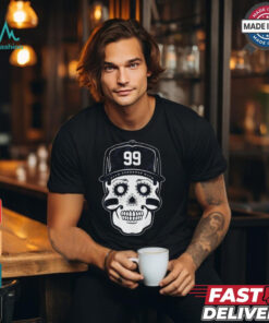 Official New York Yankees MLB Aaron Judge Sugar Skull #99 Graphic t shirt