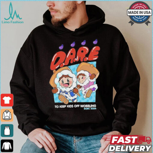 Official Nicki D.A.R.E. To Keep Kids Of Wobbling Shirt