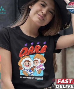 Official Nicki D.A.R.E. To Keep Kids Of Wobbling Shirt