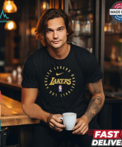 Official Nike Los Angeles Lakers Basketball New 2024 T Shirt