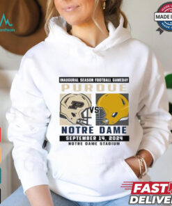 Official Notre Dame Fighting Irish vs Purdue Football Gameday September 14,2024 Matchup shirt